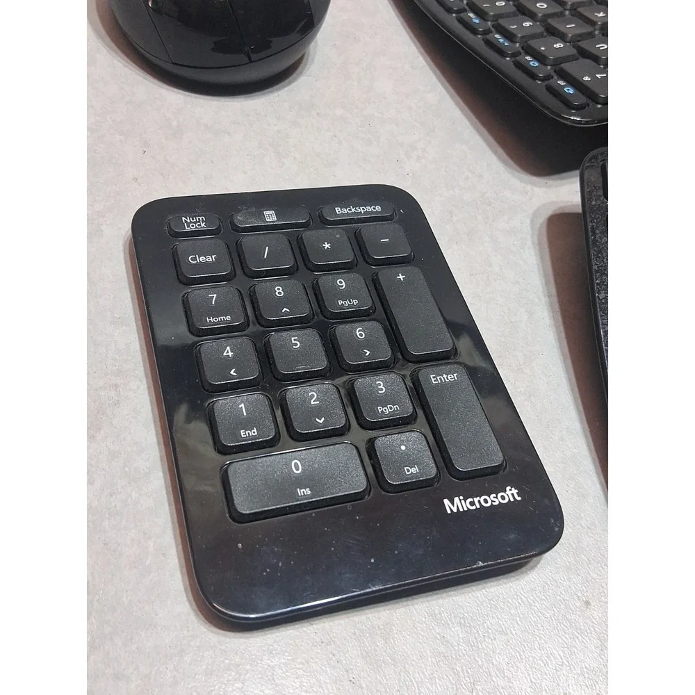 Microsoft Sculpt Ergonomic Mouse, Keyboard & Number Key (No Dongle)